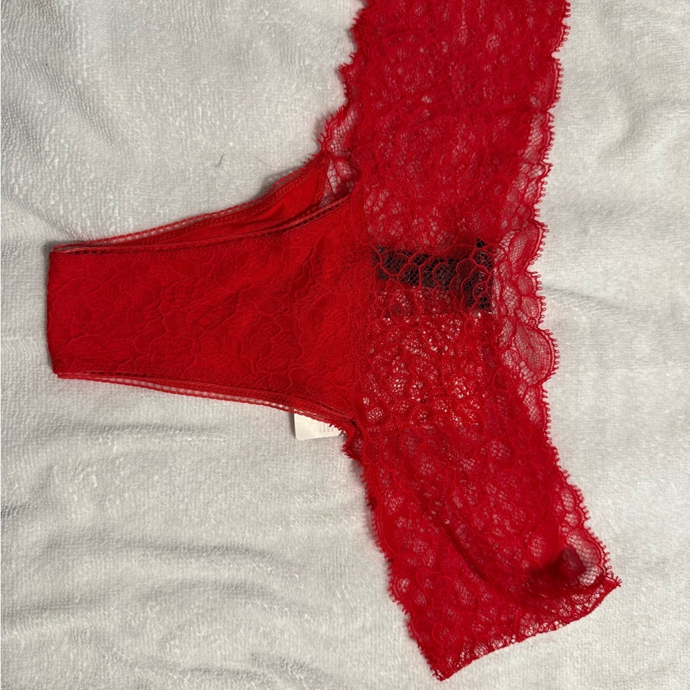 La Perla Red Lace Panties